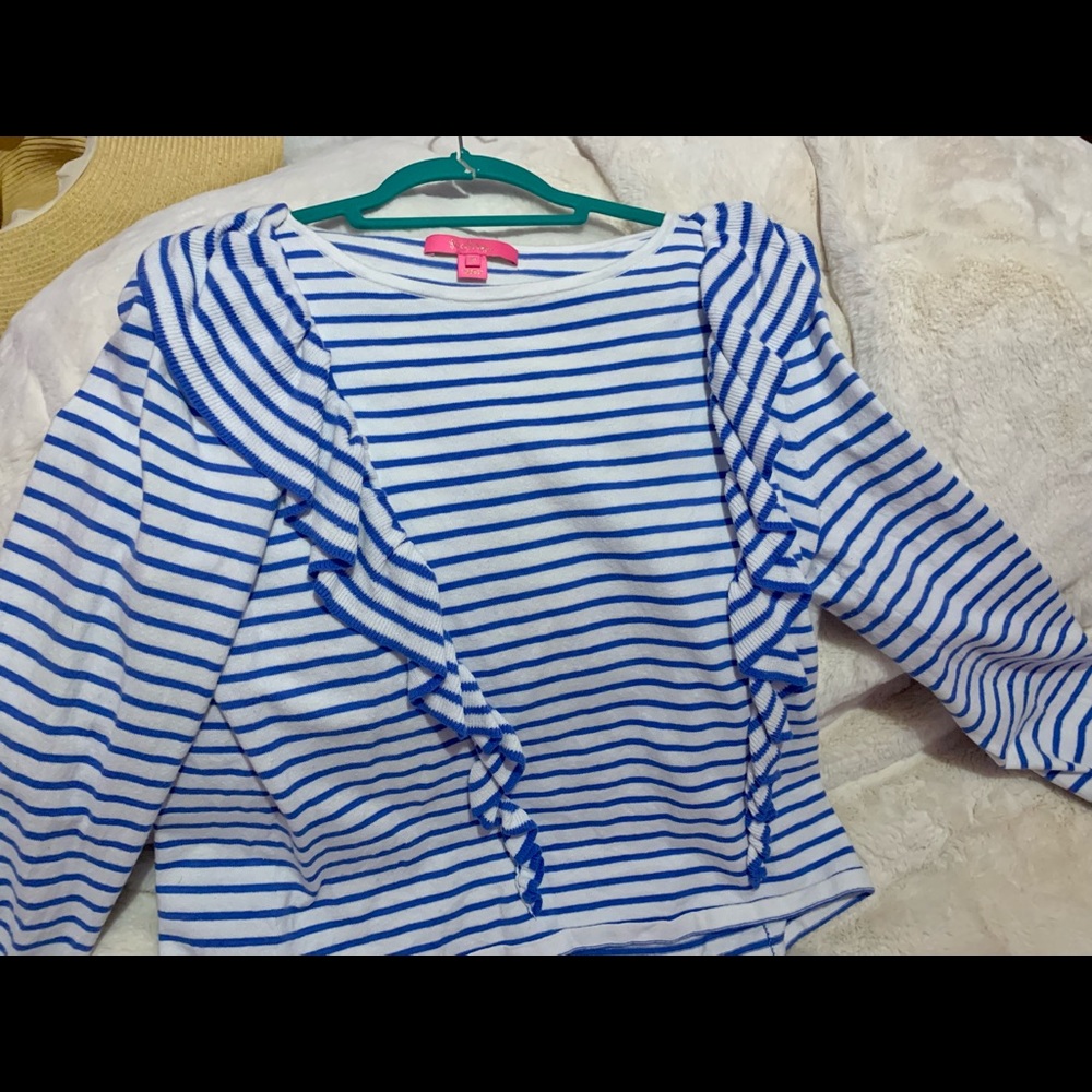 NWOT Striped Lilly Pulitzer Sweater - XL